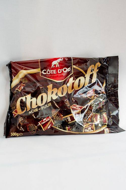 Chokotoff Côte d'Or chocolat noir sur