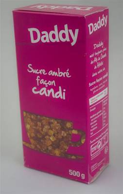 Sucre Candi Ambré 500G Daddy - Trésors Du Nord