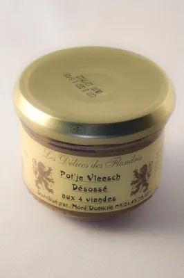 Pot'je vleesch aux 4 viandes désossées 200g