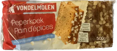 Pain d'épices avec sucre perlé tranché 500g