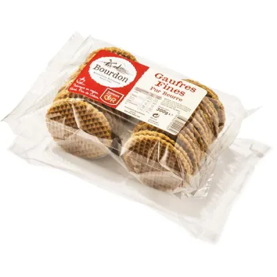 Gaufres fines pur beurre 300g - Biscuiterie BOURDON