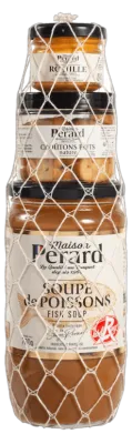 Filet de pêche 1 Soupe de Poissons PERARD du TOUQUET Label Rouge 780g, croutons 50g et rouille 60g - Fruits de mer de qualité supérieure préparés de manière artisanale