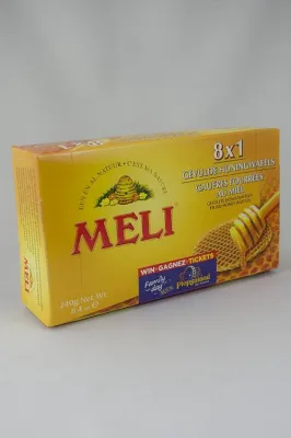 Gaufres Fourrées au Miel 8 x 1 MELI Nature 240g