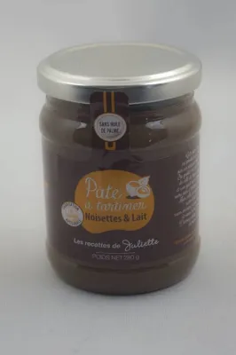 Pâte à tartiner Artisanale Noisettes et Lait Français 280g