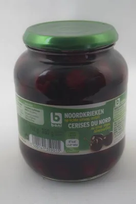 Cerises du Nord au sirop léger dénoyautées 700g