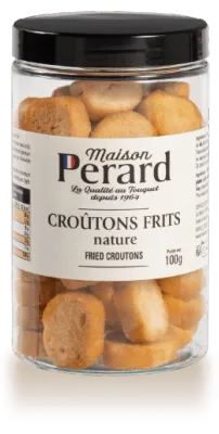 Croûtons Ronds Frits goût Nature PERARD 100g PREMIUM