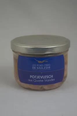 Pot'je Vleesch Artisanal aux 4 viandes désossé 350g
