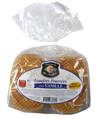10 Grandes Gaufres du Nord Fourrées Vanille Pur Beurre 315g